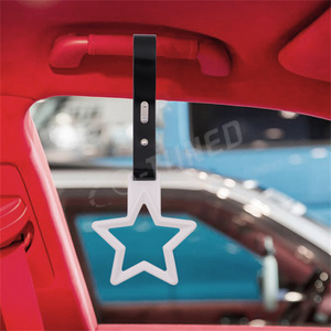 Forme d'étoile Tsurikawas Anneau Train Bus Poignée Main JDM Sangle PVC Plastique Dérive Charme <span class=keywords><strong>Auto</strong></span> Universel Intérieur Accessoires - Product Image 5