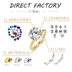 Wholesale 18K Solid Gold <b>Custom</b> <b>Ring</b> High Quality IGI Certified Lab Grown Diamond <b>Ring</b> Rhodium Wedding Luxury Jewelry Girlfriend - Product Image 6