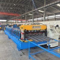 BSY marque chine feuille de toiture en aluminium tuile émaillée panneau de toit roulant en acier rouleau métallique formant la Machine moteur roulement moteur engrenage