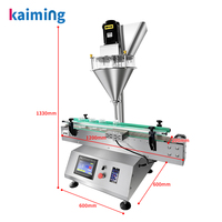 Machine de remplissage automatique de poudre de comptoir avec intégration de ligne de production automatique pour distributeur de remplissage à vis sans fin pour café et épices