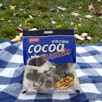 Sachet de biscuits pour snack savoureux, biscuits au chocolat et au cacao