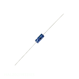 Condensador de Aluminio de 330 uF, Canal del Fabricante MAL202119331E3, 330UF 20% 100V, Tipo TH Axial - Product Image 1