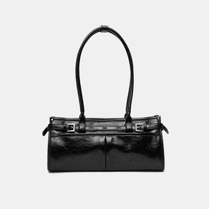 Retro Brown PU for Bag Women Lady Fashion Underarm <b>Shoulder</b> Bag Two <b>Straps</b> Niche High-End Y2K Small Capacity for - Product Image 1