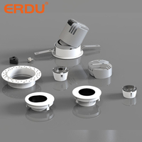 Aouerdu — Mini Spot lumineux Led carré encastrable pour le plafond, luminaire de plafond, éclairage d'intérieur, lumière Anti-éblouissement, 4x4