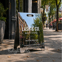 Panneau publicitaire pliable double face en forme de A, robuste, avec glissière latérale, pour l'affichage d'affiches publicitaires