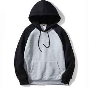 Sudadera con capucha extragrande para hombre con bolsillo delantero Sudaderas con capucha personalizadas en negro para ropa de calle Material grueso Casual para invierno - Product Image 1