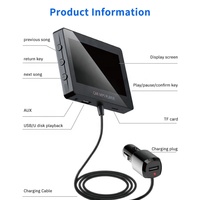 Le nouvel autoradio HD à grand écran de 4.3 pouces lecteur stéréo mp3 mp4 mp5 multifonction avec lecteur vidéo de voiture FM/SD/U/AUX