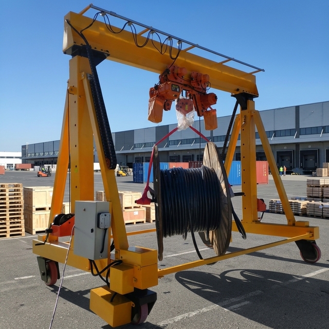 Economic Overhead Crane Alternative Portable Gantry Frame No Foundation Needed for Small Factory Lifting