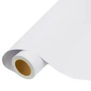 Eco solvente brillante mate blanco claro signo estático adhesivo PVC autoadhesivo vinilo impresión pegatina rollo