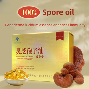 جودة عالية العضوية Ganoderma لوسيدوم جراثيم زيت سوفتجيل ريشي استخراج بذور عالية Triterpene البروتين الغنية استخراج - Product Image 2