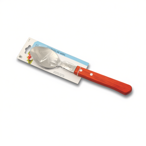 Cuillère en métal poli miroir classique de 20 cm – Profitez de vos plats préférés lors des fêtes pour le service - Product Image 3