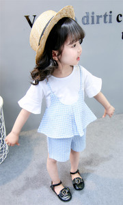 Clothes in Guangzhou Set <b>Pant</b> Proveedor Pantalones and Half Sleeve T-Shirts for Girls to Distributor - Product Image 6