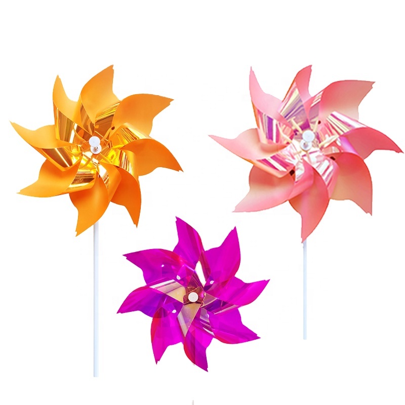 Фабричная многоцветная ветряная мельница для домашних животных «сделай сам», детская игрушка для сада, праздничного украшения газона