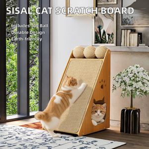 L Tipi Sisal Modern Klasik Çevre Dostu Kedi Tırmalama Tahtası Aşınmaya Dayanıklı Tırmalama Direği Oyuncak Toplu Evcil Hayvan Tırmalayıcısı - Product Image 2