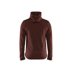 BLAKLADER - 354025335999XXL Sudadera con capucha con cremallera larga Burned RED/Black-EAN 7330509868928 WORK HOODIES - Product Image 2