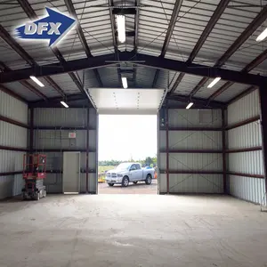 Hangar móvil de construcción de Metal, estructura ligera de acero, centro comercial/supermercado