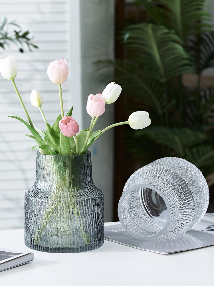 Factory Produced Wholesale Glass Flower Vase for Home Decor