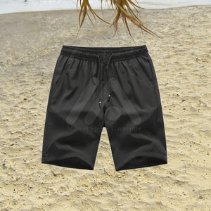 Short de sport d'été décontracté taille haute pour hommes séchage rapide impression à chaud toile avec braguette à glissière logo personnalisable respirant - Product Image 3