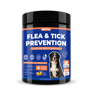 Masticables Suaves para la Prevención de Pulgas y Garrapatas en Perros - Levadura de Cerveza y Aceite de Coco para Reforzar la Inmunidad y Proteger el Pelaje - Protección Natural contra Parásitos - Product Image 5