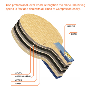 ไม้ปิงปองรุ่น The Same As <span class=keywords><strong>Zhou</strong></span> <span class=keywords><strong>Yu</strong></span> W81 Inner Special 5Wood 2Aramid คาร์บอนระดับมืออาชีพ - Product Image 3