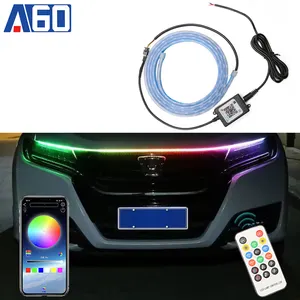 Bluetooth-liên kết ứng dụng ban ngày Chạy ánh sáng sửa đổi huyễn hoặc động cơ mui xe xe với 9 Watts đánh giá sức mạnh