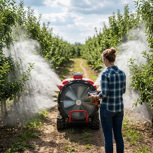 Intelligent Remote Controlled Self-Propelled Electric Crawler Type Sprayer Air-assisted High Efficiency Farm Orchard - Product Image 6