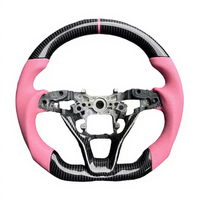 Volant en cuir rose et fibre de carbone au design unique, adapté à l'Accord 10e génération, fabriqué au Guangdong