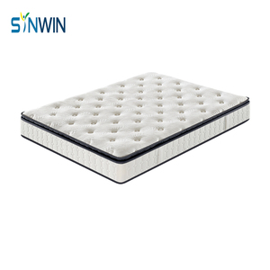 <span class=keywords><strong>Matelas</strong></span> à ressorts Bonnell à soutien ferme avec <span class=keywords><strong>mousse</strong></span> haute densité de 25 cm et couche supérieure moelleuse - Product Image 4