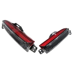 Tesla <b>Model</b> 3 Rear Fog Light Reflector 2023-2024 LED Plano Convex Flat Shape Part 1712514-00-<b>D</b> - Product Image 3