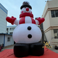 Ballon gonflable de personnage de Noël de dessin animé de mascotte de festival de joyeux Noël pour la publicité