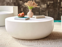 Moderne élégant GRC FRP Design personnalisé Table à café et à thé Mobilier contemporain de salon en béton, ciment et fibre de verre