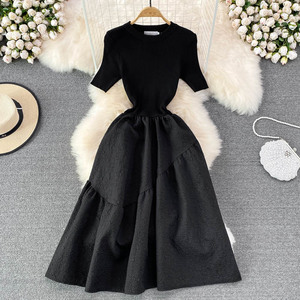 Chic Styles and Comfort in simple black frock for Trendy Women