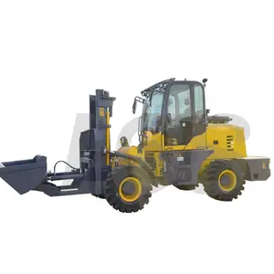 Off Road Forklift In Outdoor Work 3.5 Ton 5 Ton 4x4 All Rough Terrain Forklift Truck For Sale