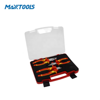 Jeu de pinces isolées VDE 1000V OEM 3 pièces, pinces à bec long, pinces coupantes diagonales, IEC60900, outils manuels pour électriciens