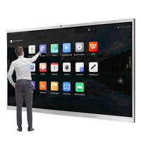 Tableau blanc interactif intelligent LCD 100 pouces avec écran tactile 20 points pour salles de conférence