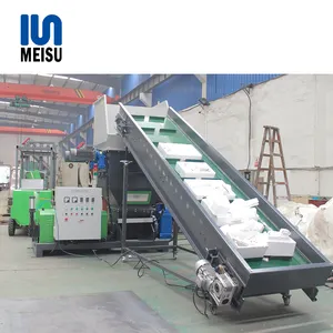 Hot Sale Automatic Foam Crusher Machine Wasted EPS Styrofoam Hot Meltting Machine For Recycling