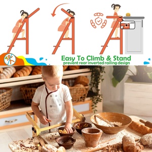 Torre de Aprendizaje para Niños Pequeños, Taburete Plegable para Niños, Muebles de Guardería, Taburete Montessori para Niños, Torre de Aprendizaje para Bebés - Product Image 6