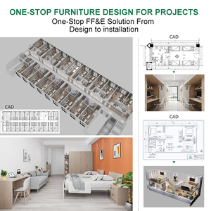 Solution tout-en-un FF&E : Ensemble de mobilier de dortoir pour auberge de jeunesse, <span class=keywords><strong>lit</strong></span> <span class=keywords><strong>mezzanine</strong></span> simple en métal robuste avec <span class=keywords><strong>armoire</strong></span>, gain de place - Product Image 5