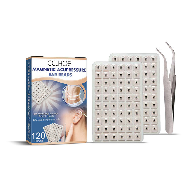 Popular Selling Megnetic Acupressure Ear Beads Clinic Usage Ear Acupuncture Kit Auricular Massage Seeds