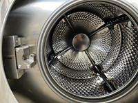 Lavadora-Extractora Eléctrica Totalmente Automática de 12-30 kg, Control PLC, Centrifugado de Alta Velocidad, Acero Inoxidable, Lavadora Comercial