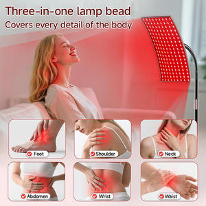 Perangkat Lampu Terapi Cahaya Merah EYCO dengan Stand, Panel Cahaya Inframerah 660nm 850nm untuk Wajah dan Tubuh, Penggunaan di Rumah - Product Image 4