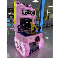 Machine de jeu d'arcade à monnayeur pour enfants en acier inoxydable, version anglaise