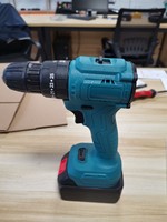 Perceuse électrique sans fil 21V 1300mA à double vitesse Contrôle à vitesse variable Perceuse électrique à main rechargeable sans fil