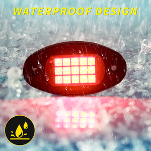 Neue, heiß begehrte 12V 15 LED RGBW Rock Lights für LKW und PKW – Farbenfrohe Outdoor-Beleuchtung mit <span class=keywords><strong>App</strong></span>-Steuerung - Product Image 3