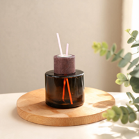 Haut-parleur Bluetooth portable pliable intelligent avec son HD et lumières LED, idéal pour les fêtes, la chambre et l'extérieur, avec capuchon diffuseur de parfum.