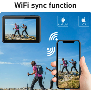 Hongdak mới thể thao ngoài trời lặn máy ảnh xách tay micro HD nhiếp ảnh ghi 6K 25FPS 5K 30 fps thể thao máy ảnh - Product Image 6