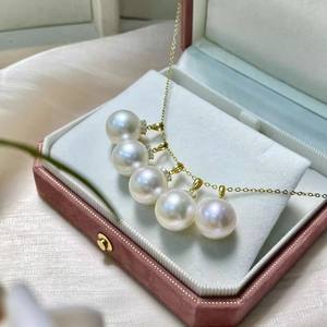 อุปกรณ์เสริม WENCHI 10300 3834DIY จี้เงินแท้ S925 พร้อมลูกปัดขนาด 9-13 มม. ที่ใส่ขนตาปลอมแบบเรียบง่าย สร้อยคอไข่มุกเม็ดเดี่ยว - Product Image 2