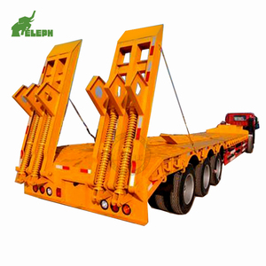 Remolque de cama baja de <span class=keywords><strong>13m</strong></span>, remolque de camión de cama baja de 14 metros, semirremolque de cama baja de 70 toneladas a la venta - Product Image 2