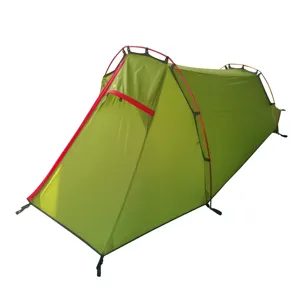 Equipamento de acampamento premium para recreação, equipamento de alumínio para barraca de acampamento, equipamento de parede para duas pessoas, resistente ao vento