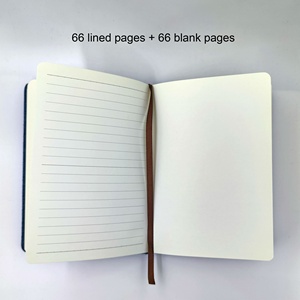 สมุดโน้ตปกแข็ง A5พร้อมด้ายเย็บปักของขวัญสีชมพู - Product Image 2